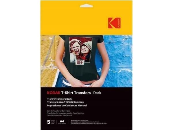 Kodak Papper A4 ÖVERFÖRING / Napress / Kodak T-shirt Svart / CAT 3510-553