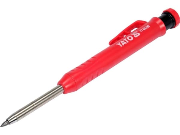 Yato YT-69290, Röd, Akrylnitrilbutadienstyren (ABS), Metall, Grå, HB, 2,8 mm, Rund