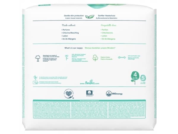 Pampers Harmonie tom 9-14 kg, st. 4-MAXI, 28 stk.