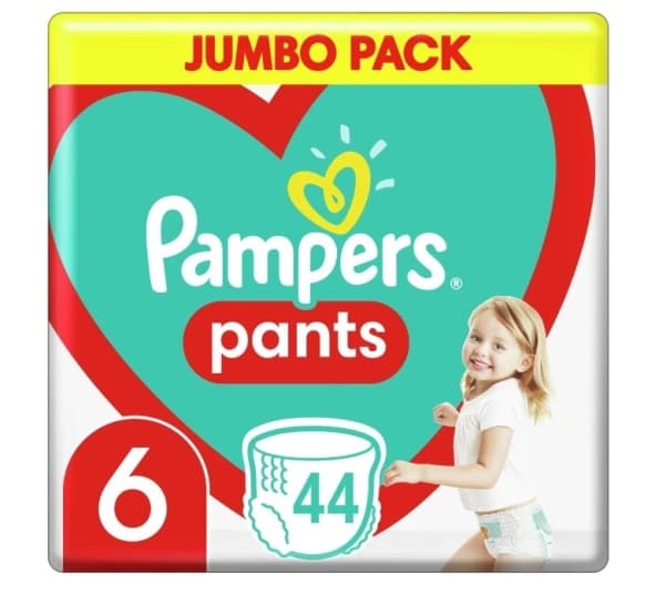 PAMPERS Pants, Size 6, 44 pcs, Diapers, 14-19kg, 81748918