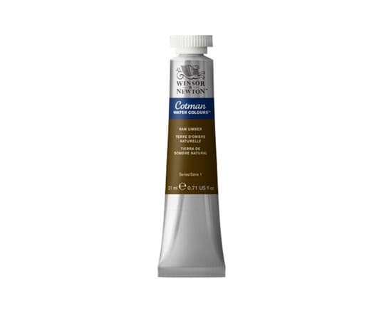 Cotman watercolour 21ml Raw Umber 554