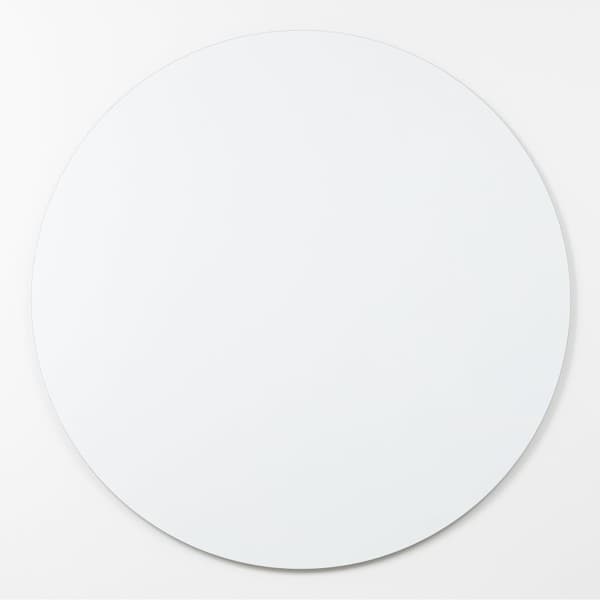 Whiteboard rammeløs Ø 100 cm. Hvid