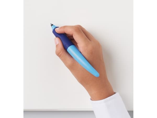 STABILO EASYoriginal, Tynn penn, Limefarget, Blå, 0,5 mm, Medium, Venstrehendt