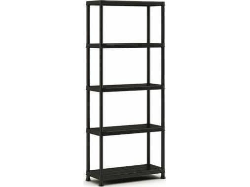 KETER Oppbevaringshylle i plast 5 hyller 80 x 40 x 187 cm