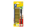 Miniatyrbild 1 av 2: Staedtler Noris Set, Multi, Svart, Gul, Hexagonal, Konst, Grafisk teckning, Hobby, Kontor, Skola, Technical drawing, Blåsa, 12 styck