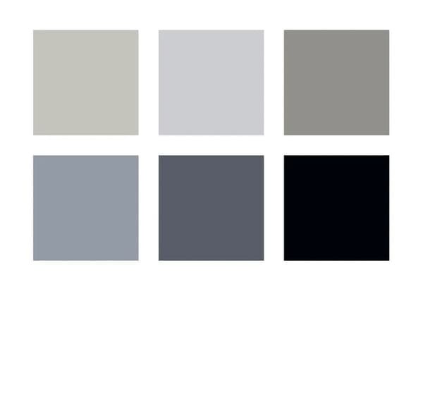 STAEDTLER 372 - Brush pen set - permanent - warm gray medium, warm gray light, cool gray medium, cool gray light, cool gray dark, intense black - far
