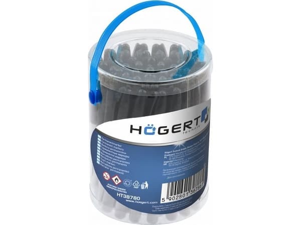 HOGERT PERMANENT MARKERS Svart 45st.