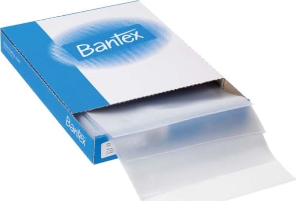 Bantex Crystal støvomslag åpnet fra toppen og venstre side A4 100mic. 100 stk. (400096107)