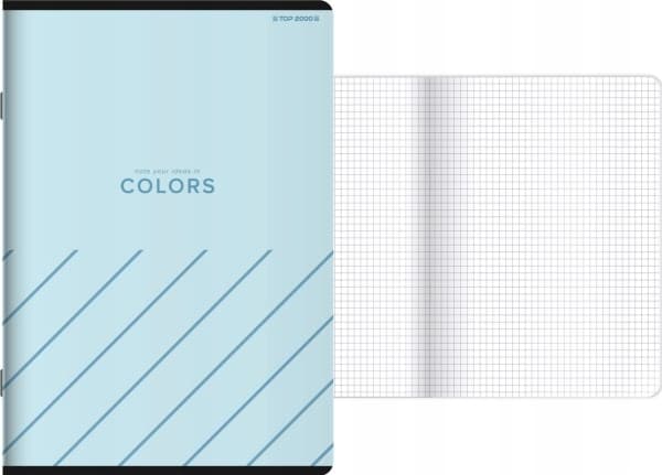 Top 2000 Notebook Top 2000 Colors A5/16k checkered mix of colors