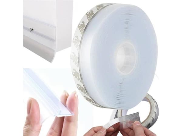 Aptel TETTETAPE for dører og vinduer Lydisolering 500cm transparent AG912