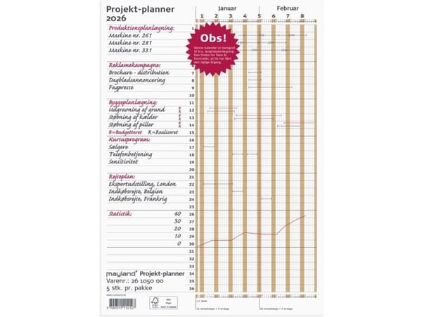 Projekt Planner brun 2026