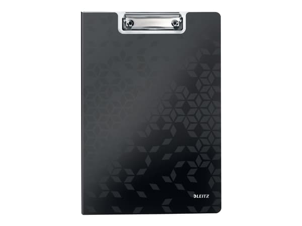 Leitz WOW - Notatbrettmappe - for A4 (210 x 297 mm) - kapasitet: 75 ark - svart