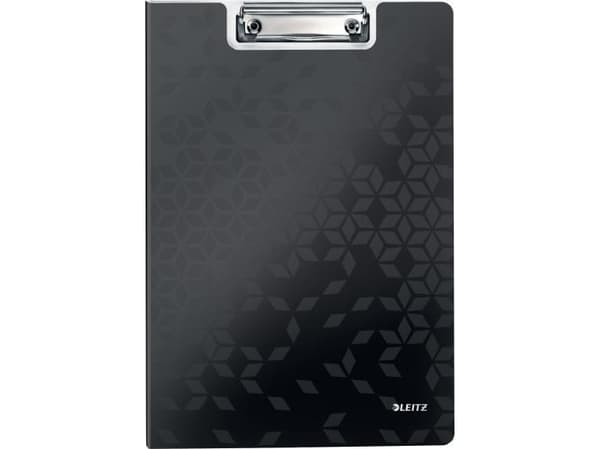 Leitz WOW - Notatbrettmappe - for A4 (210 x 297 mm) - kapasitet: 75 ark - svart