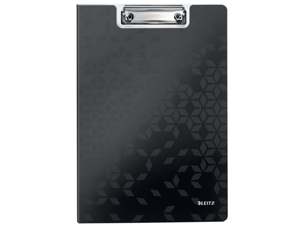 Leitz WOW - Notatbrettmappe - for A4 (210 x 297 mm) - kapasitet: 75 ark - svart
