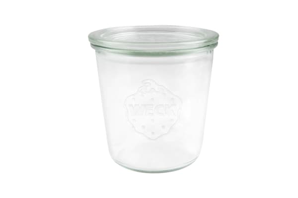 Sylteglas Weck incl låg (742) 580ml Ø10x10,7cm 6stk/pak