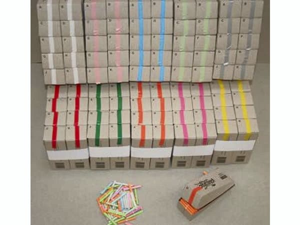 Kinesisk lotteri blå 200numre/pak - (200 stk.)