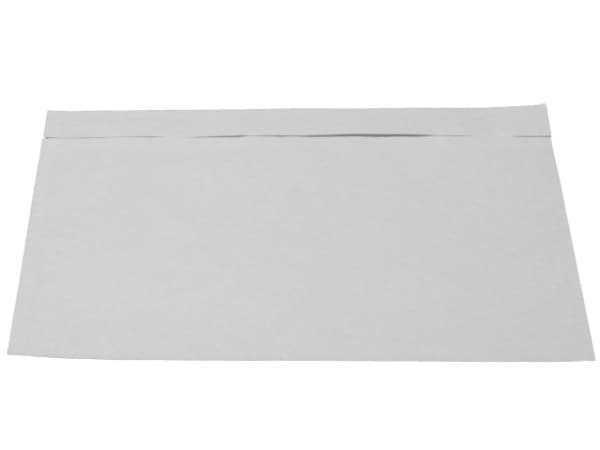 Følgeseddellomme i genbrugsplast LD u/tryk 235x130mm 1000stk/kar Plast40/Plast20/Papir48