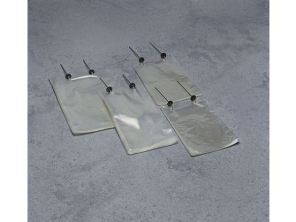 Plastikpose PP på bøjle 220x420/40+40x0,03mm 2000stk/pak