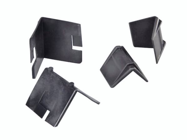 Båndbeskyttere plast 3524 35x24x24mm 2000stk/kar Sort 1x1x1mm (2000EA)