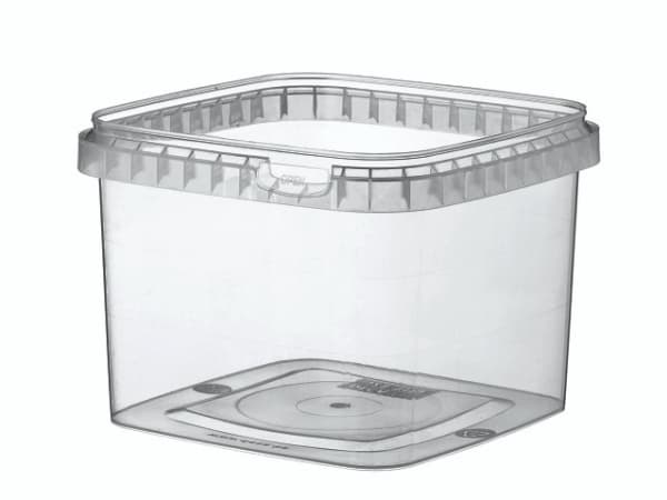 Condibøtte u/låg PP lille 960ml 128x128x89mm 216stk/kar