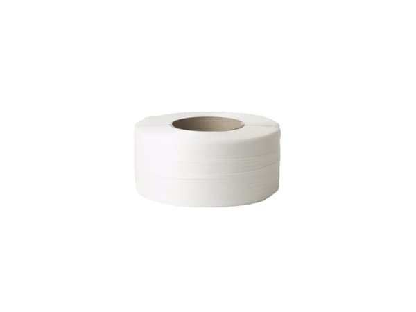 Band PP vit 12x0.55mm Ø280mm 2500m 133kg drag Vit 1x1x1mm (2500m)