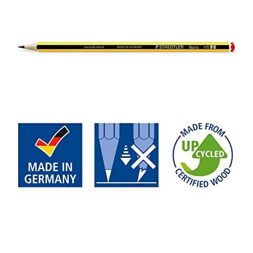 STAEDTLER kynäsarja Noris + ILMAINEN pysyvä tussi 318F läpipainopakkauksessa, lyijykynä (120-2): kovuusaste HB, - 1 kpl (120 BK12P3)