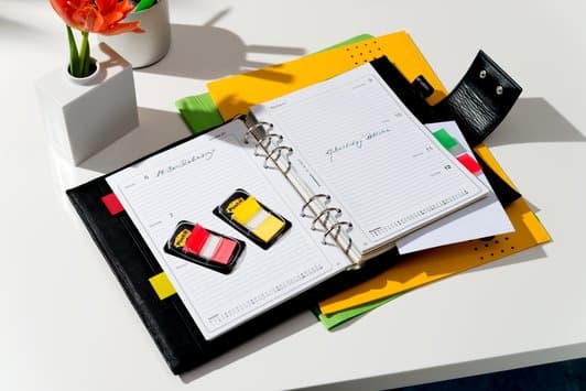 Indeksfaner, Post-it Index, medium, i dobbeltpakke, rød, pakke a 50 ark