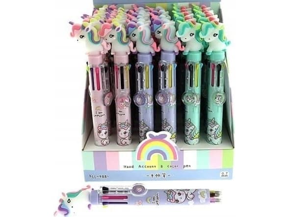 Teka Multicolor Unicorn kulepenn (36 stk)
