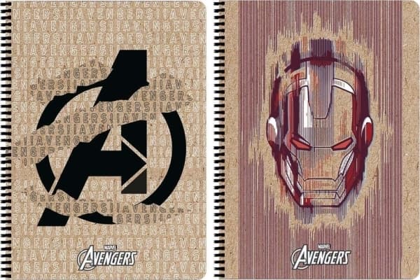 Notebook A4/80K Avengers Kraft-nett (5 stk)