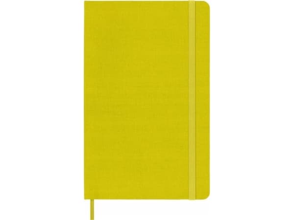 Moleskine Anteckningsbok MOLESKINE Classic L (13x21cm), linje, inbunden, höggul, 240 sidor, gul