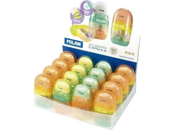 Teka Capsule New Look suddgummi vässare (16 st) MILAN