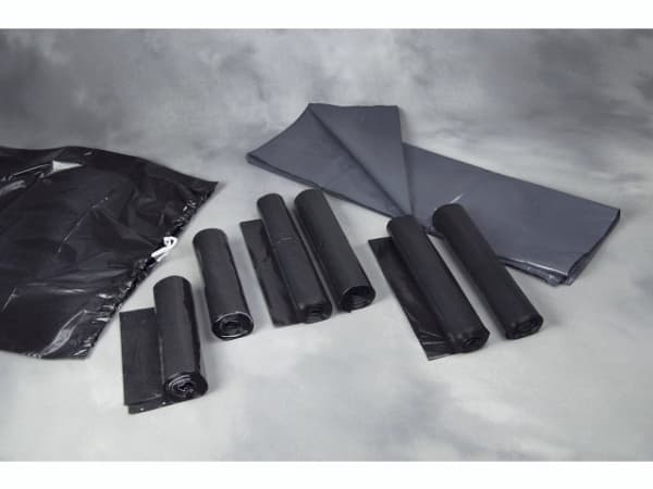 Affaldssække plastik grå 70my 880x1100mm løse - (100 stk.)