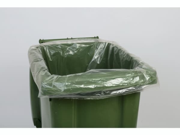 Containersæk plastik klar 1240x1510mm 240l - (10 stk.)