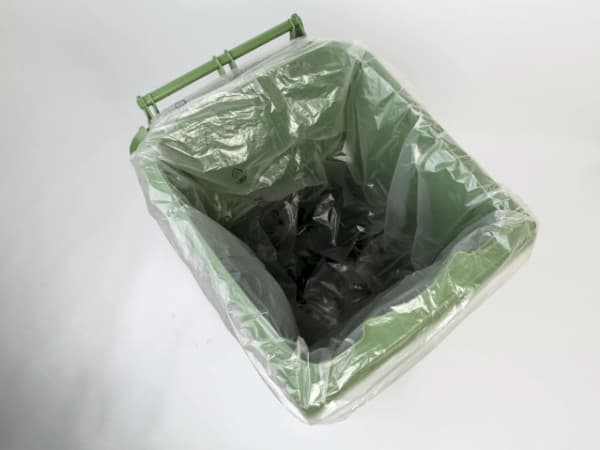 Containersæk plastik klar 1240x1510mm 240l - (10 stk.)