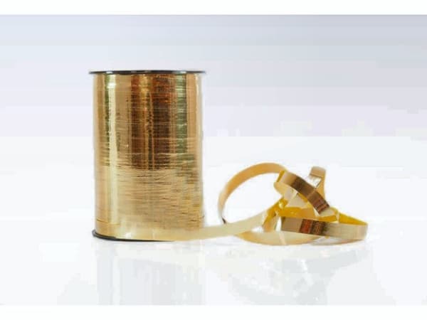 Gavebånd metallic guld 10mmx250m nr. 06 Metallic 1x1x1mm (250m)