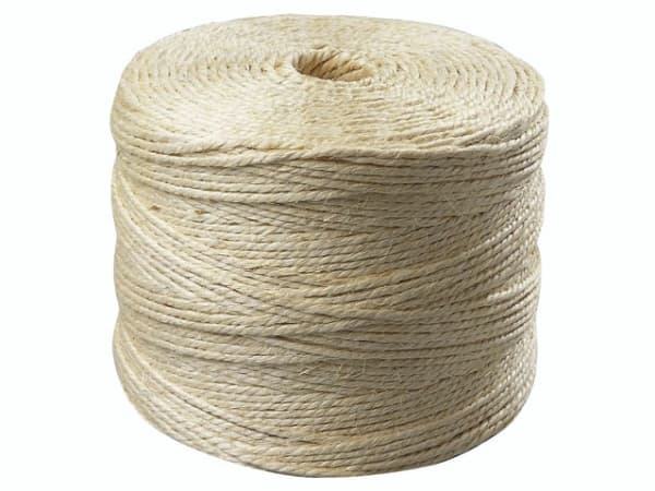 Sisal-naru 2/450 n. 420m 2kg Murtolujuus: 120kg Beige/valkoinen 1x1x1mm (420m)