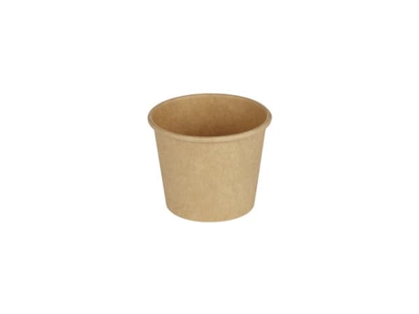 Dressingbæger karton ubleget brun/brun 3 oz/90ml 100stk/pak