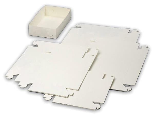 Tårtkartong nr 5 230x380x50mm 200st/förpackning Vit 1x1x1mm (200EA)