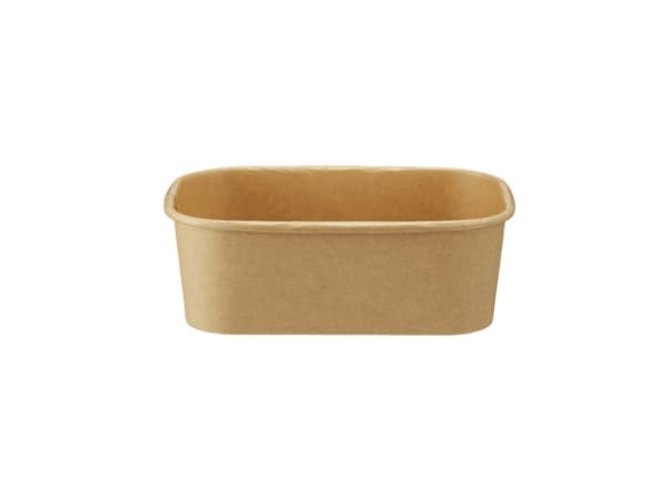 Kartongförpackning för mikrovågsugn 750 ml brun 172x120x58mm 50st/förpackning Brun 1x1x1mm (50EA)