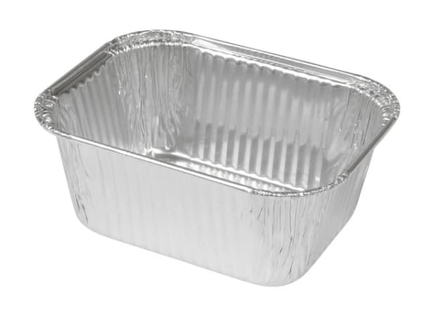 Aluminiumsbakke 250ml m/rullekant 110stk/pak