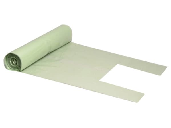 Jätesäkit 2 reikärivillä 450/195x1520mm 10kpl/rulla Transp. 1x1x1mm (10EA)