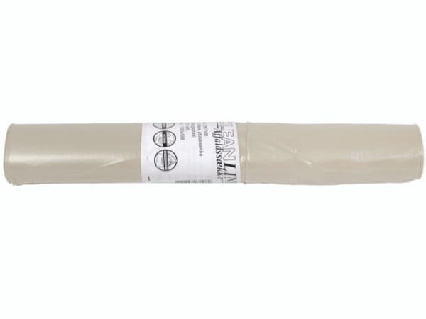Affaldssække plastik klar 700x1050mm Basic 10stk/rul - (20 stk.)