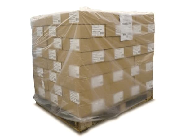Plastikhætte i 100% genanvendt plast til 1/1-palle 1200/900x1800x0,045mm transparent - (50 stk.)