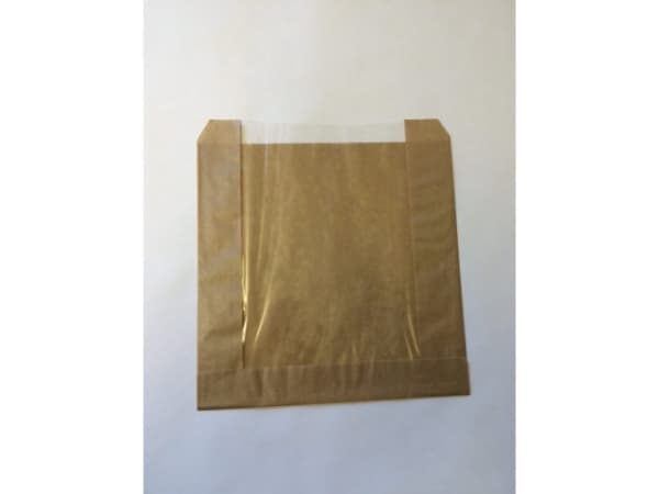 Voileipäpussi ruskea 210x215mm 250kpl/pakkaus 140mm paneeli Ruskea 1x1x1mm (250EA)