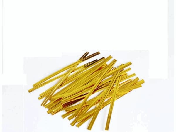 Kierresiteet PE 125mm kulta 1000kpl/pakkaus Kulta 1x1x1mm (1000EA)