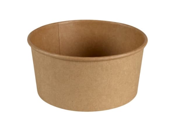 Salatbowle pap brun 750ml Ø146mm 26 oz 50stk/pak - (10 stk.)