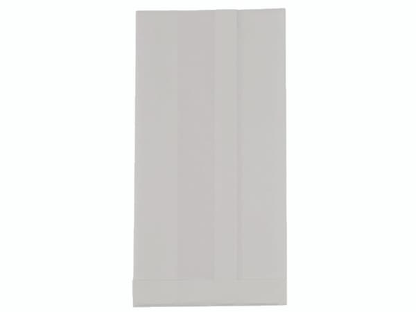 Søsygepose 150/55x300mm 70 gr hvid med pe 1000 stk/pak