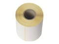 Pikkukuva 3 / 4: Termoetiket u/tryk hvid TOP 107x26mm permanent klæb Ø45mm - (1685 stk.)