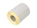 Pikkukuva 4 / 4: Termoetiket u/tryk hvid TOP 107x26mm permanent klæb Ø45mm - (1685 stk.)