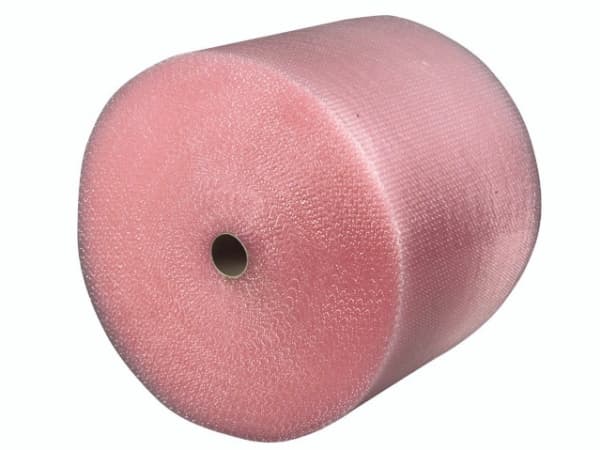 Boblefolie antistatisk rosa 100cmx50m Röd 1x1x1mm (50m)